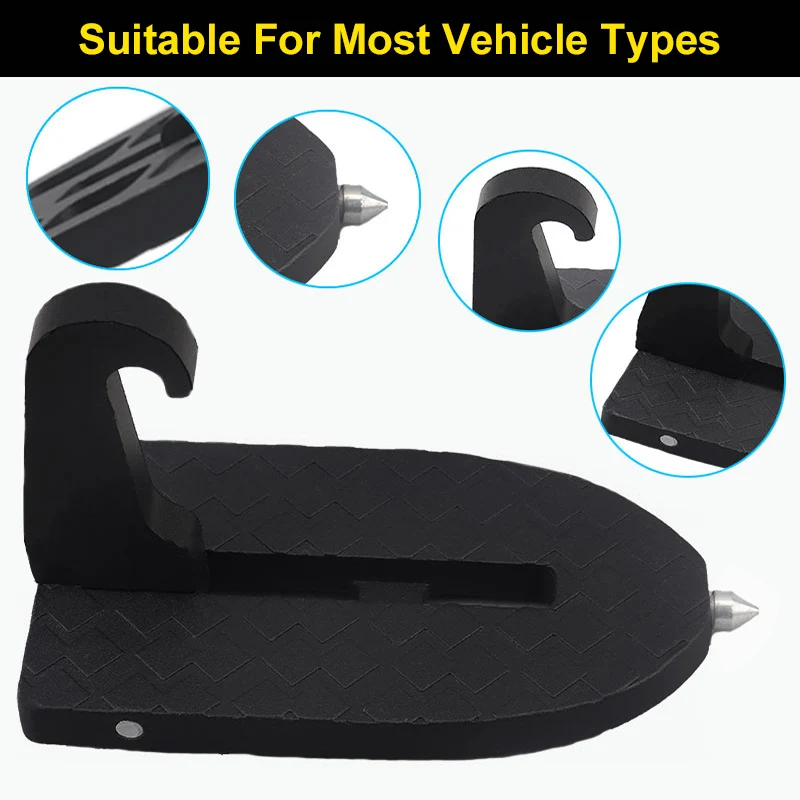 Foldable car door step pedal unive