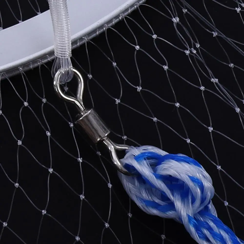 Nylon Monofilament American Style Cast Hand Throw Fishing Net 0.5 Finger  Small Mesh Fish Trap